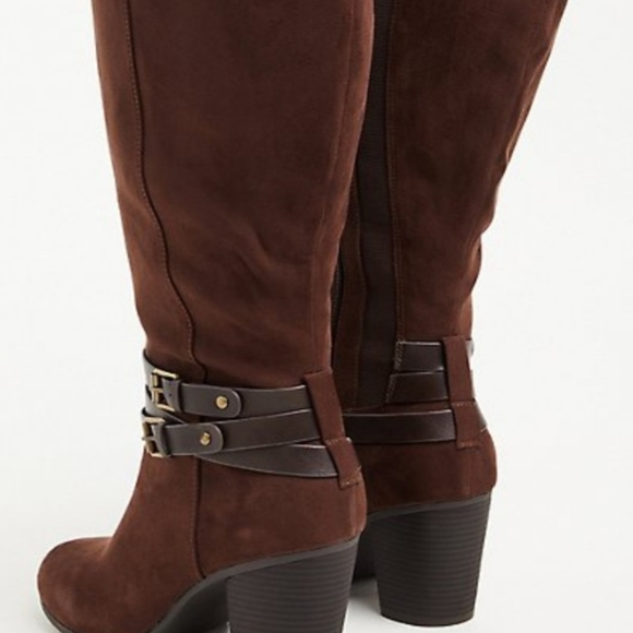 Torrid brown knee high boots size 10 - Picture 3 of 7